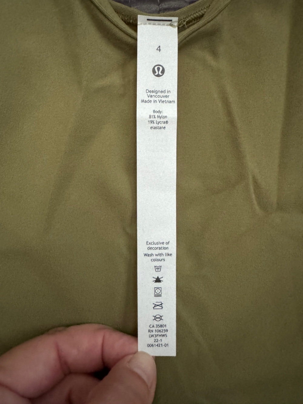 Lululemon Align Long Sleeve Shirt in Bronze Green - Picture 6 of 7